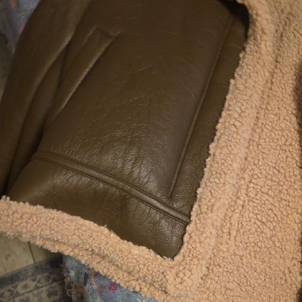 Macy's Brown and Cream Teddy Jacket - Picture 3 of 10